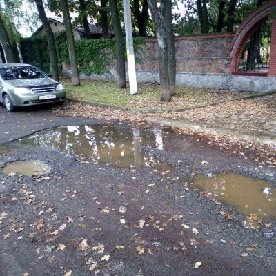 вул. Нова, 2, ремонт асфальтового покриття